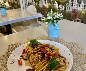 Spaghetti Aglio Olio Mushroom